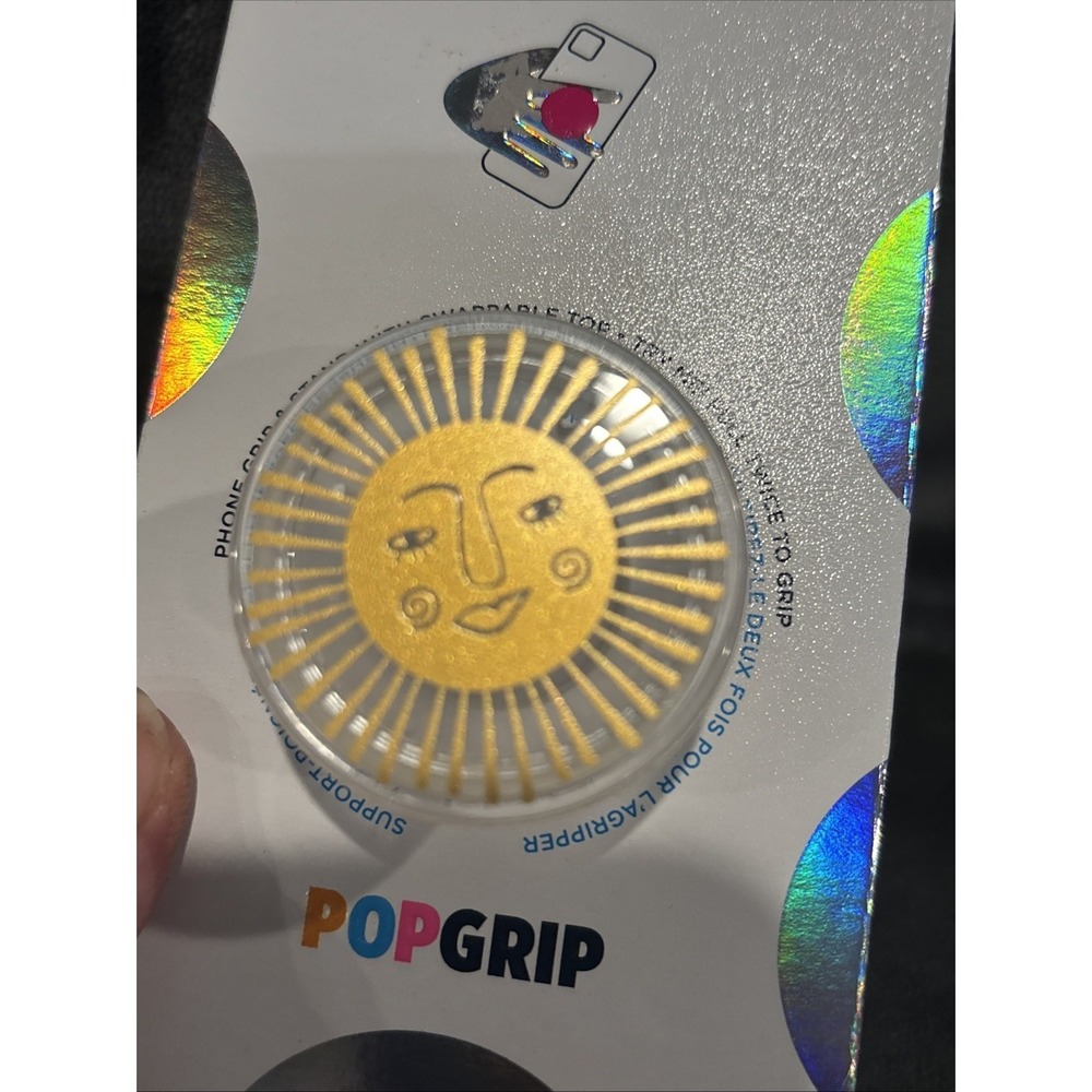 PopSockets PopGrip Premium Phone Grip & Stand - Translucent‎ Sun Goddess